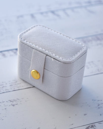 Mini Joyero Blanco - Ideal para Viajes y Regalos