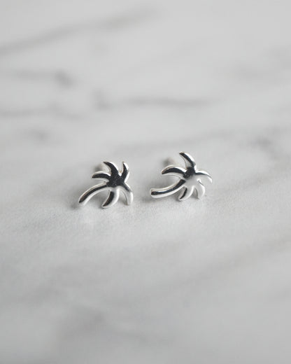 Aros de Plata 925 Palmera