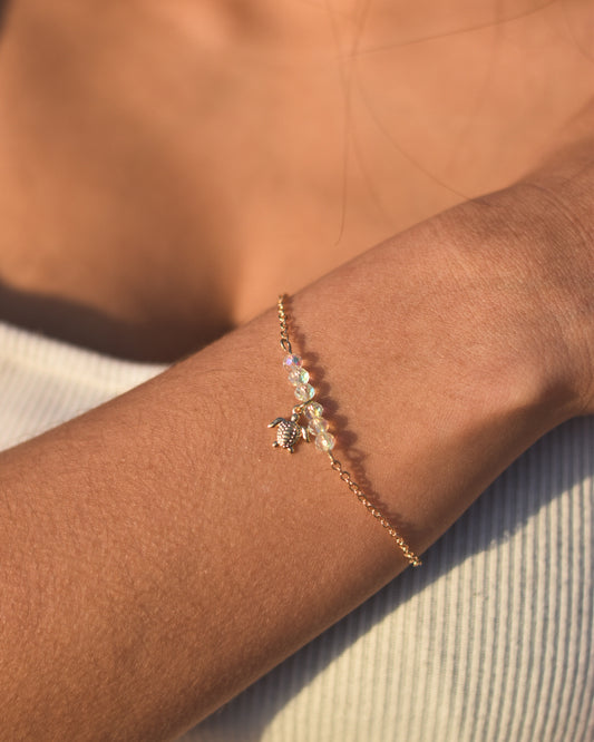 Pulsera Tortuga Dorada