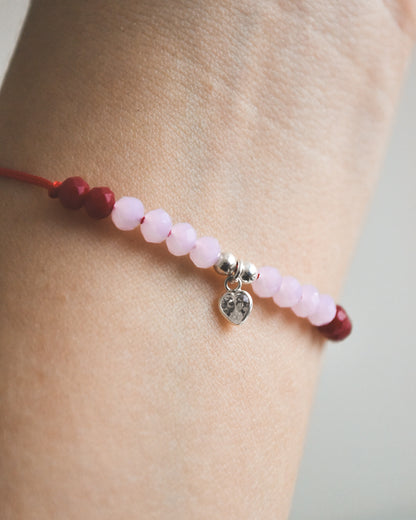 Pulsera Amuleto de Amor Hilo Rojo y Plata 925