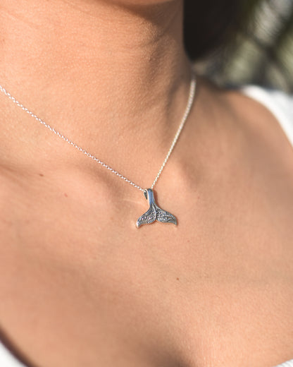Collar Cola de Ballena en Plata 925